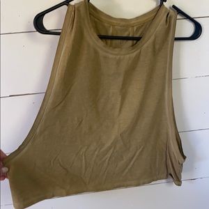 Lulu lemon muscle love crop tank size 8